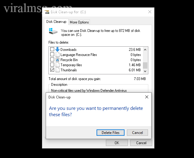 Disk Cleanup 1