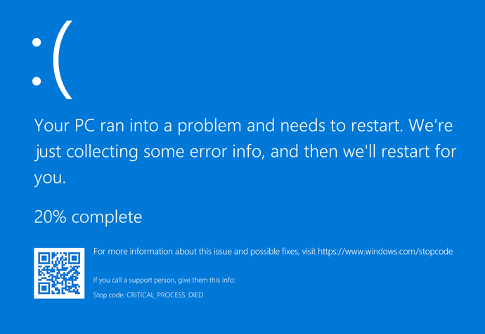 BSOD Windows 10 error