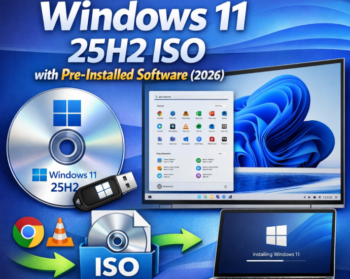 Custom Windows 11 25H2 ISO with pre-installed software